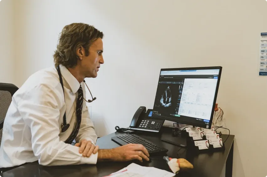 Victoria Heart sonography and cardiology team
